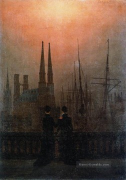 Caspar David Friedrich Werke - Die Schwestern auf dem Balkon romantischen Caspar David Friedrich